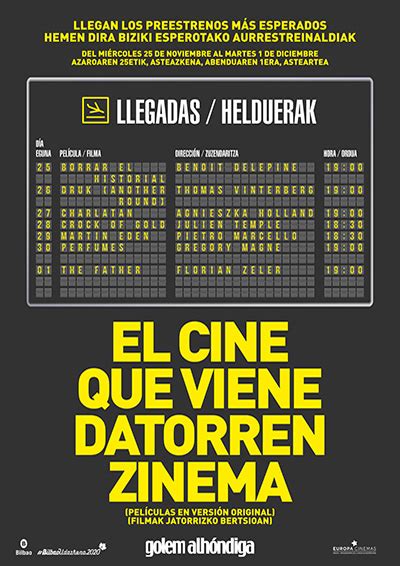 cartelera cine la alhondiga|Cine Cines Gólem (Alhóndiga) en la Cartelera de EL PAÍS